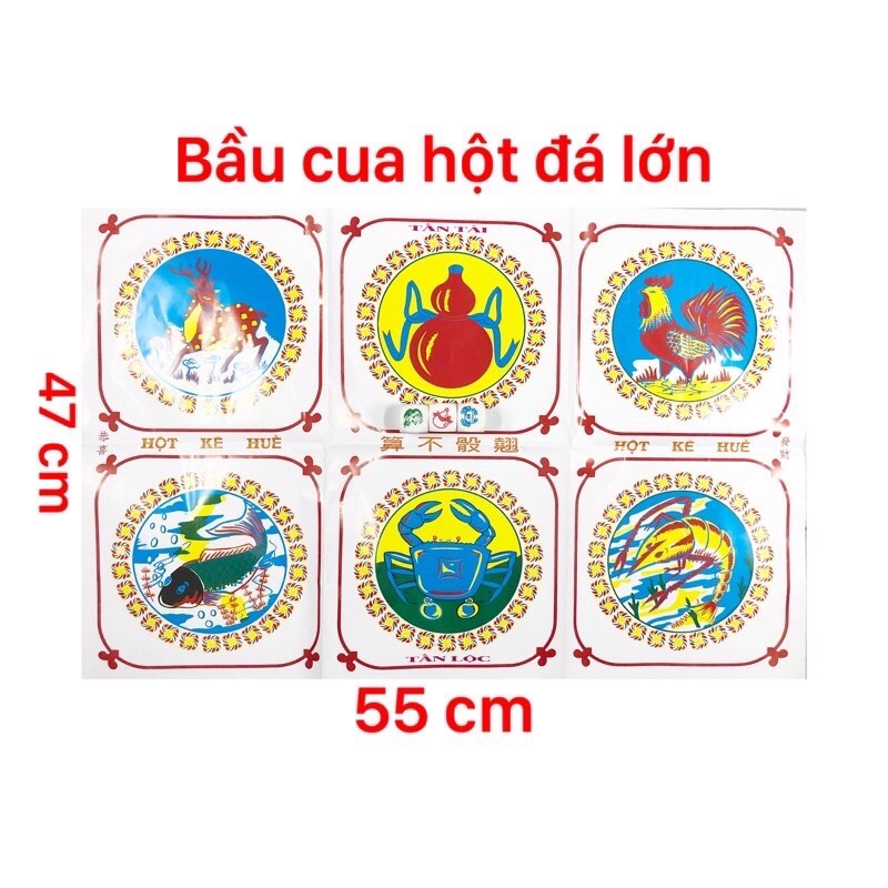 Cờ bầu cua súc sắc đá - hột to 2,5cm