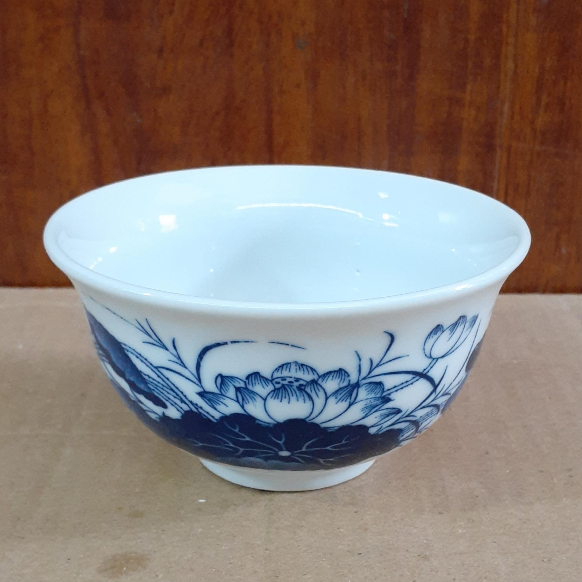 BỘ 6 BÁT THỜ HOA SEN- BÁT TRÀNG