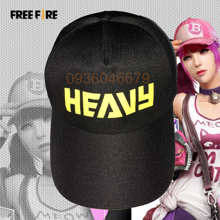 Áo Free Fire Team HEAVY - Tặng Mũ HEAVY