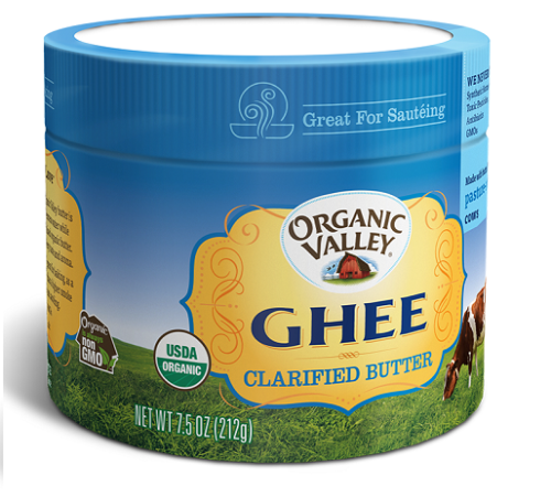 Bơ hữu cơ Ghee Oganic Valley Hũ 212g - Nhập khẩu Mỹ