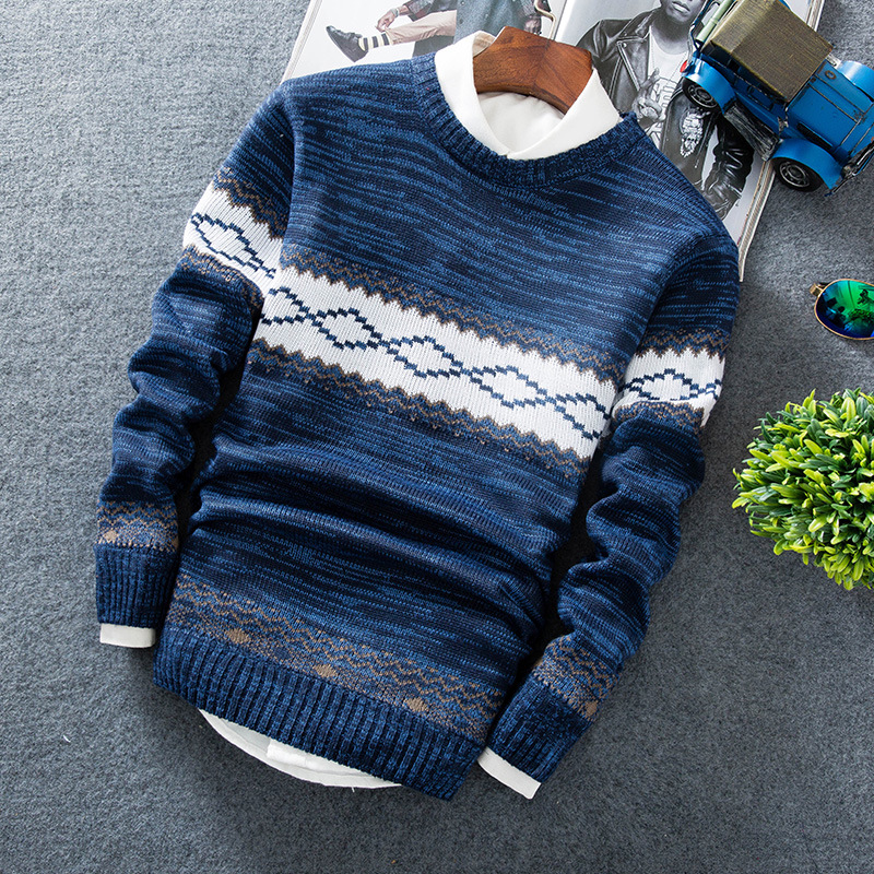 Áo Len Nam Cổ Tròn Dài Tay Thời Trang Hàn Quốc SZone SAL216