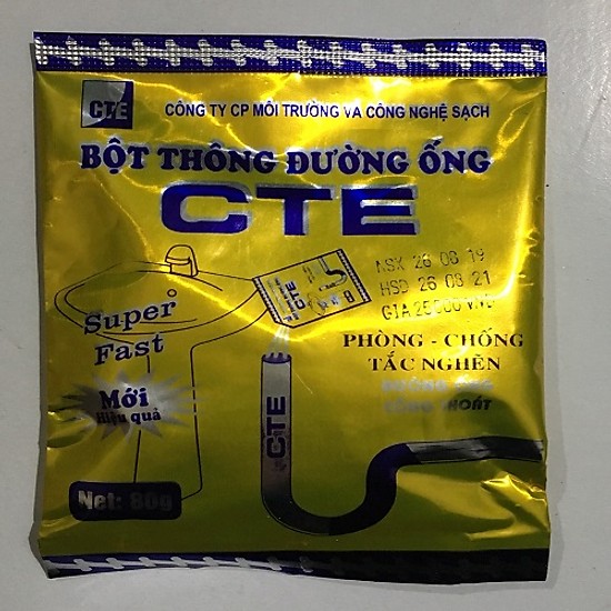 BỘT THÔNG ĐƯỜNG CỐNG CTE