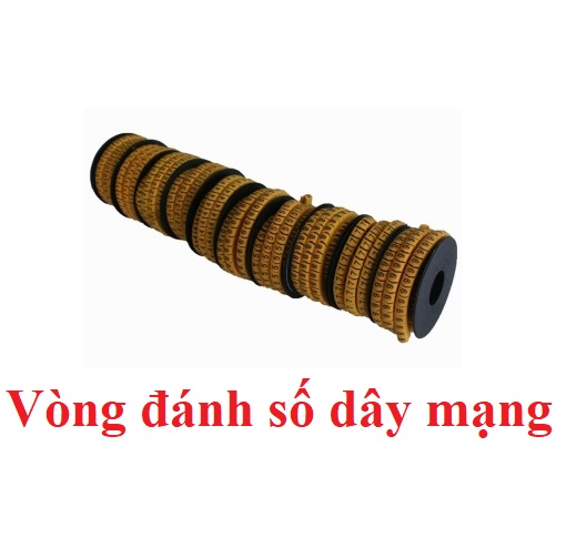 Vòng đánh số dây mạng (Vàng)