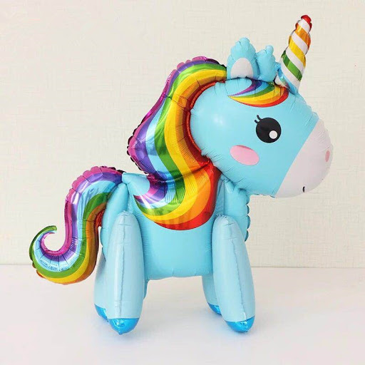 Bóng ngựa Pony 4D cỡ đại trang trí sinh nhật