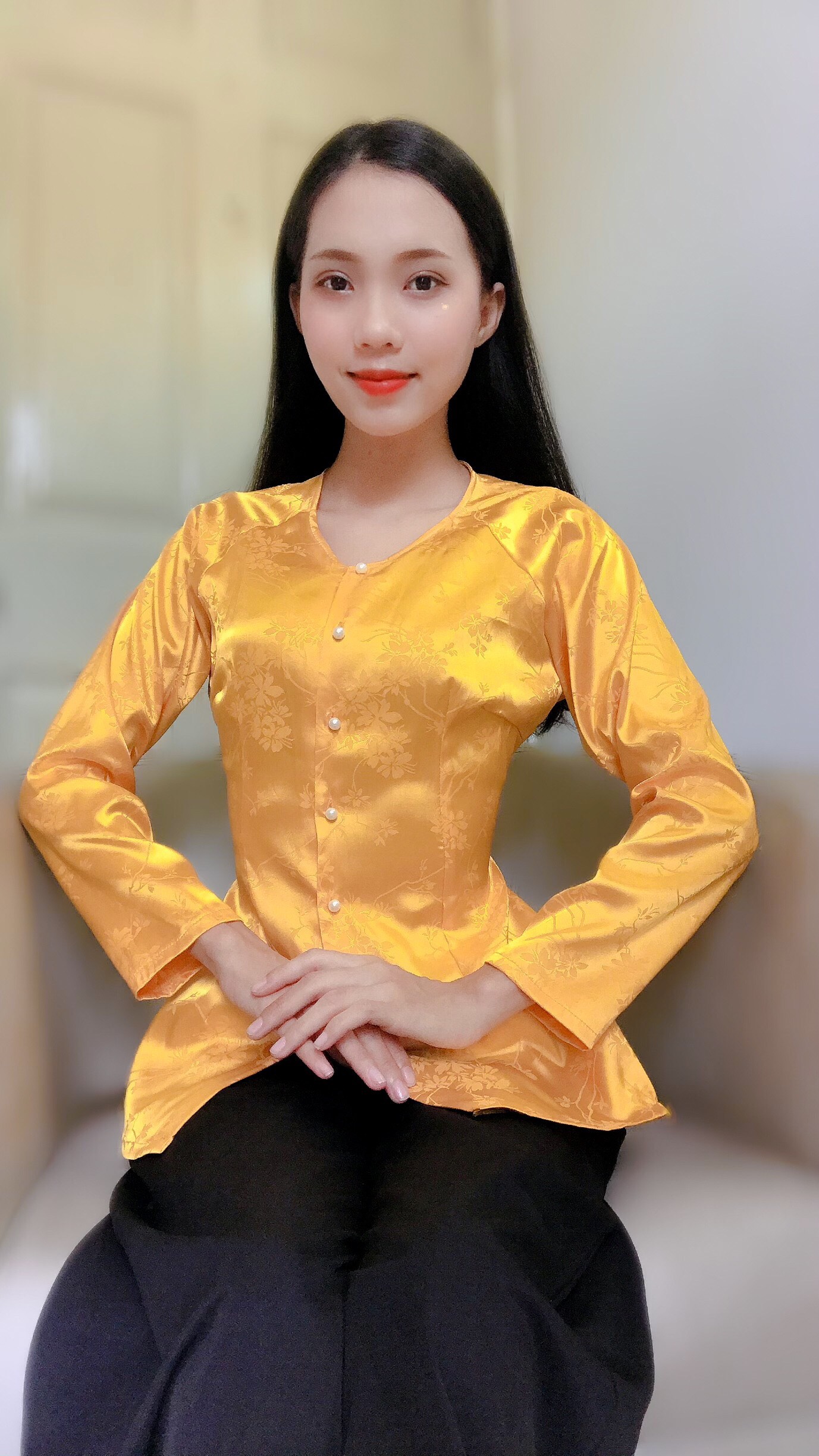 ÁO BÀ BA GẤM (KÈM QUẦN)