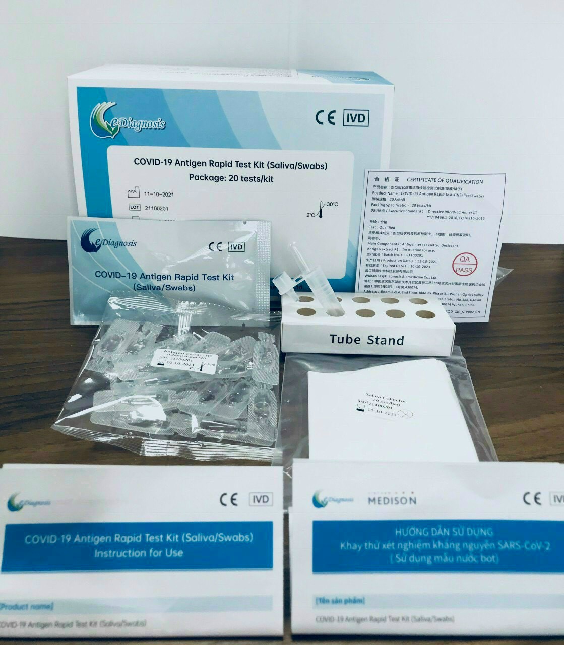 5 bộ kit test nước bọt