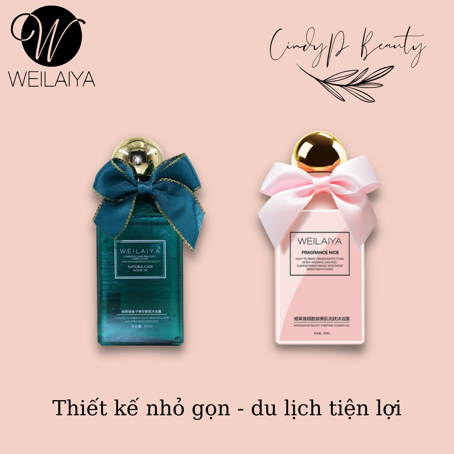 Sữa tắm trắng da Weilaiya mini 60ml