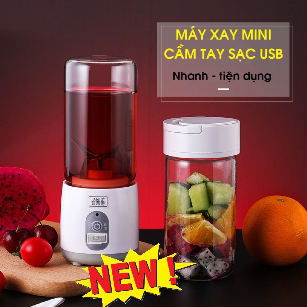 Máy Xay Sinh Tố Mini Sạc Điện, Máy Chế Biến Thức Ăn, May Xay Đa Năng, Máy Xay Cầm Tay Mini Sạc Điện Pin Công Suất 150W Và Lưỡi Dao Thép Không Gỉ 304. Bảo Hành 1 Đổi 1