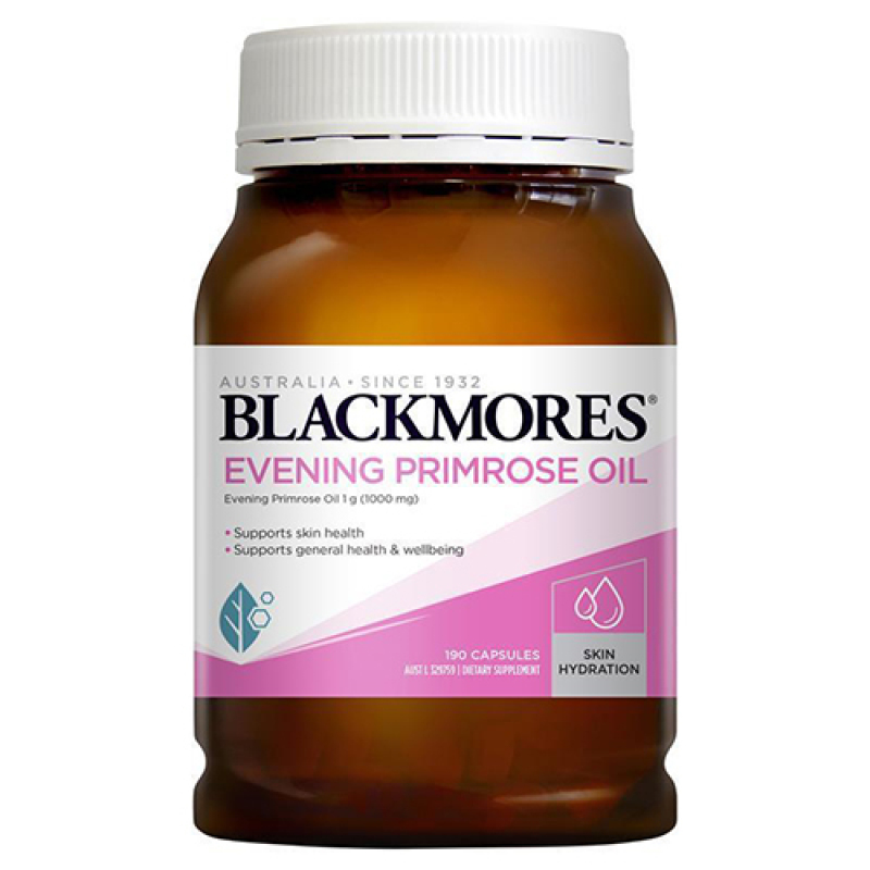 Tinh dầu hoa anh thảo Blackmores Evening primrose oil, thực phẩm chức năng hoa anh thảo úc cân bằng nội tiết tố Blackmore 190v cao cấp