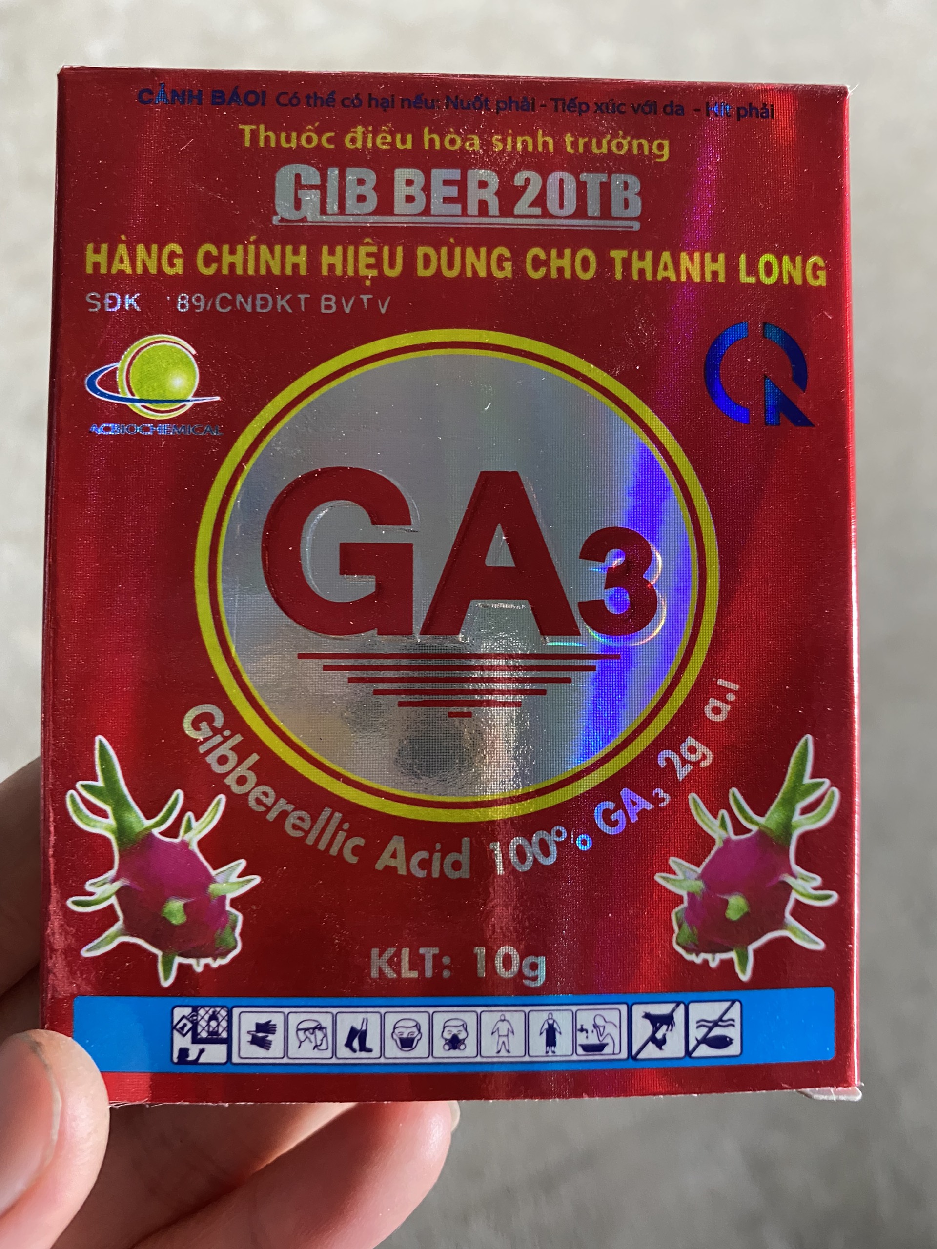 GA3 GIBBER20TB Vien (10gr) chuyên dùng cho thanh long