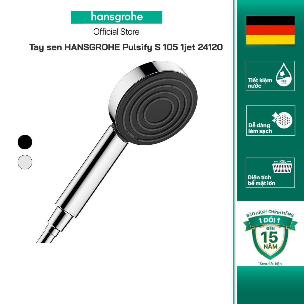Tay sen HANSGROHE Pulsify S 105 1jet 24120