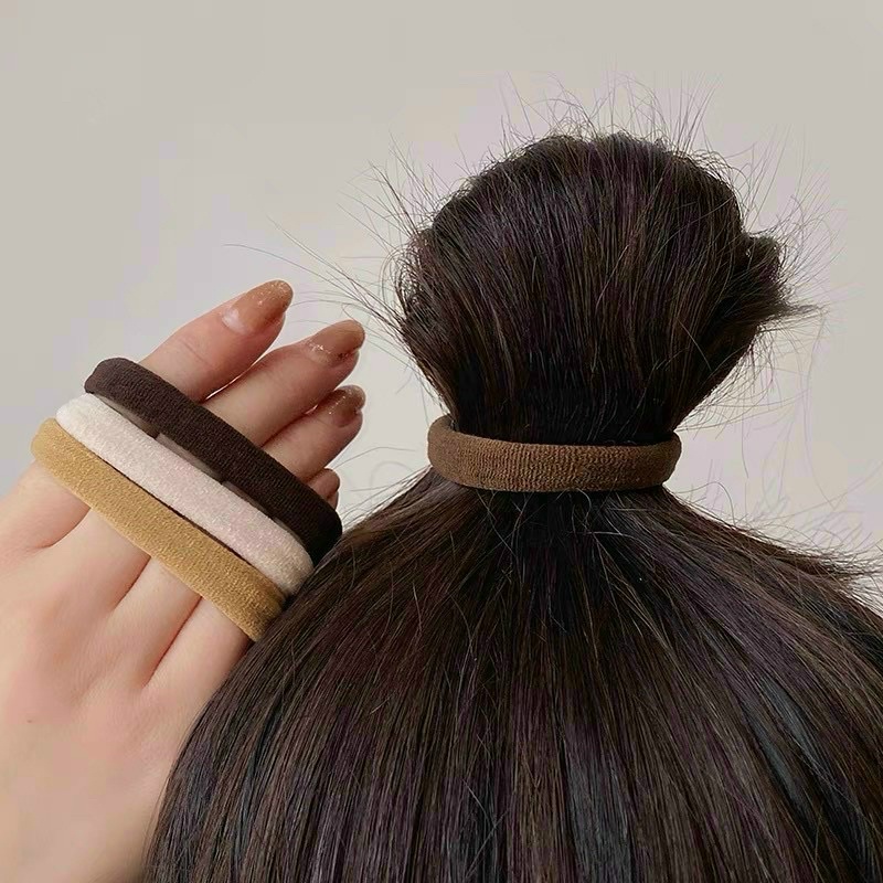Hộp 20 chun cột tóc màu trơn bền đẹp