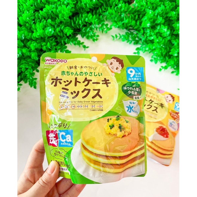 Bột làm bánh Pancake Wakodo cho bé DATE 2024
