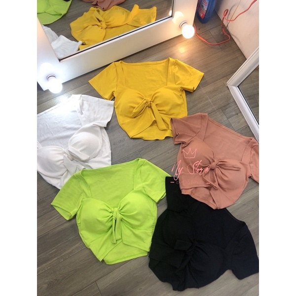 Áo croptop cột ngực - có mút ao41