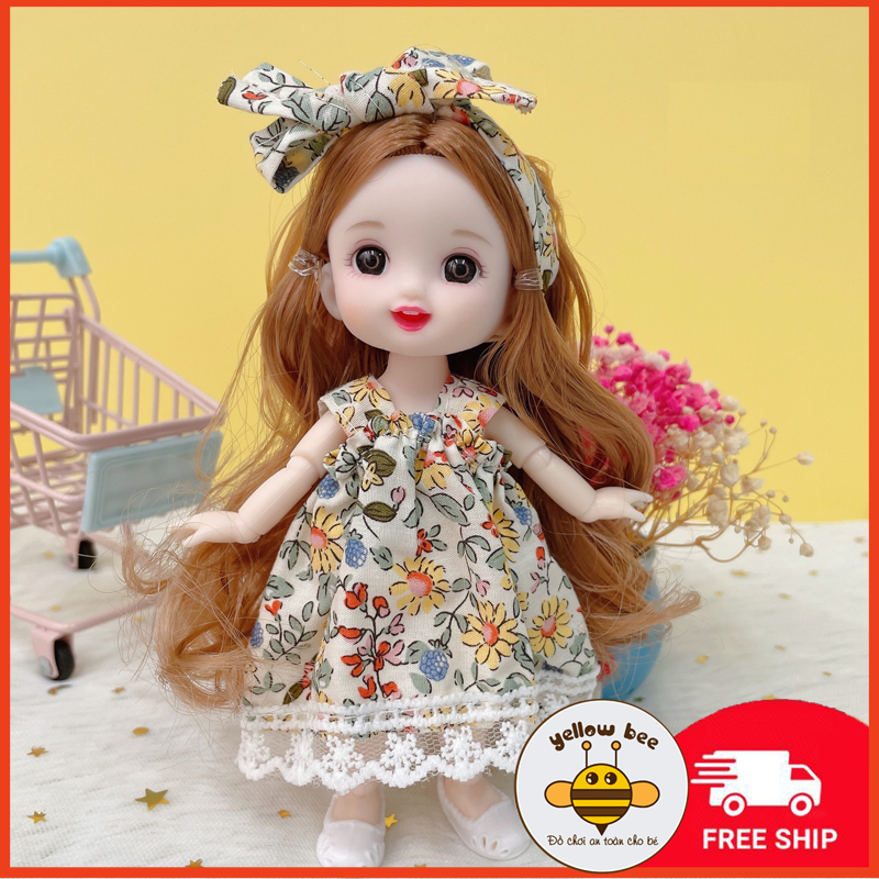 Búp bê Barbie 17cm cho bé gái
