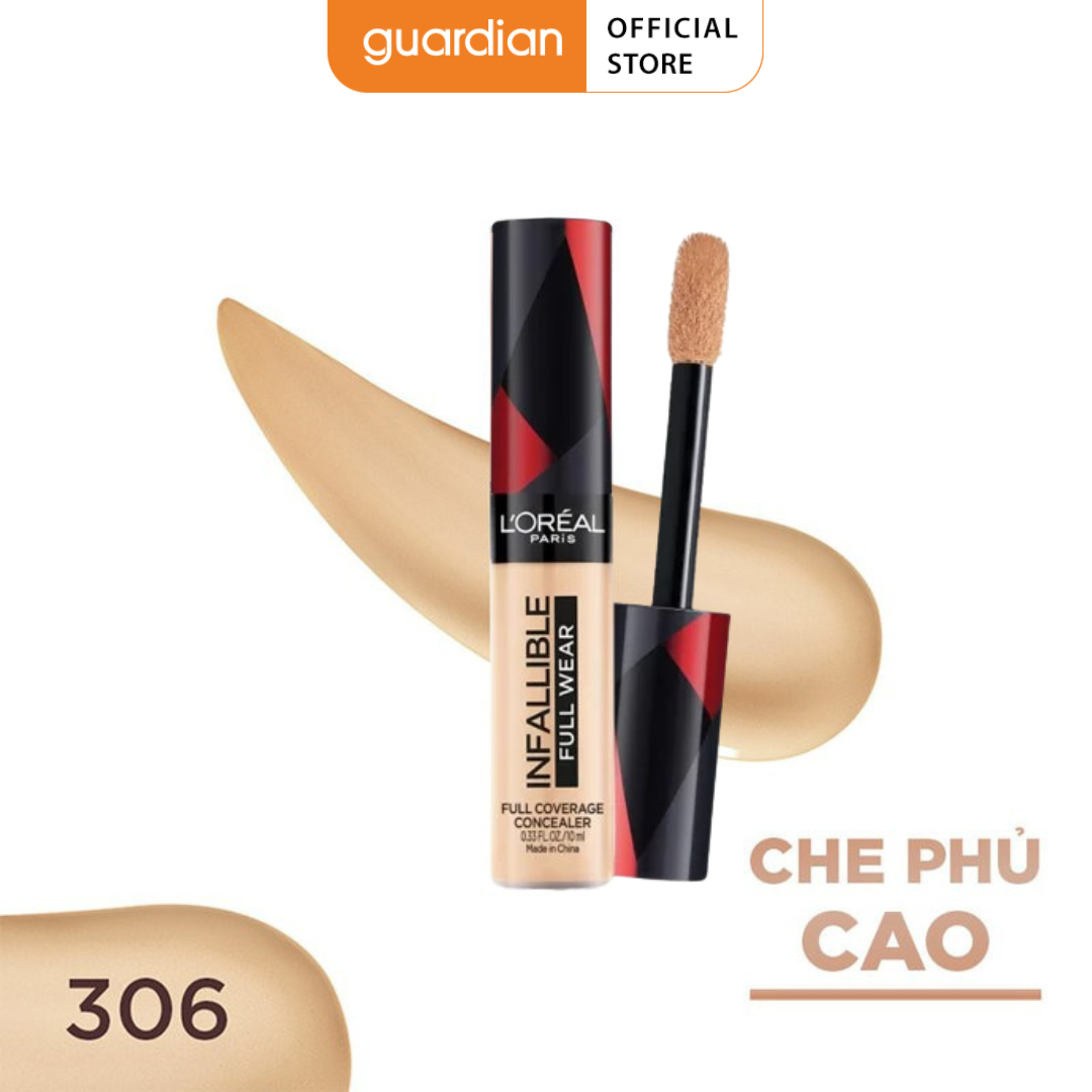 Kem Che Khuyết Điểm L'Oreal Paris Infallible Full Wear Full Coverage Concealer 10ml