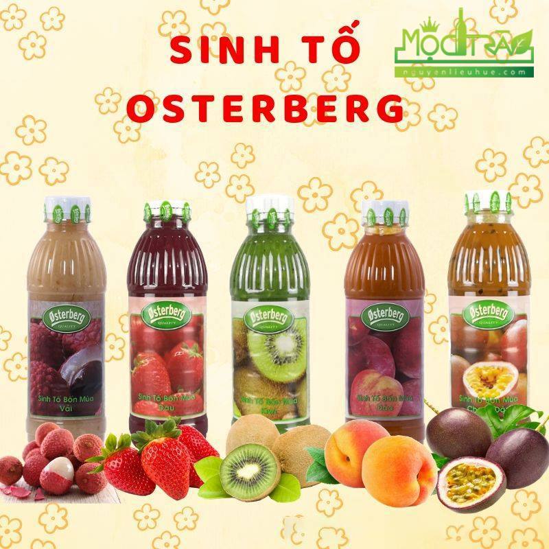 Sinh tố Osterberg Chai 1L (Đủ Mùi)