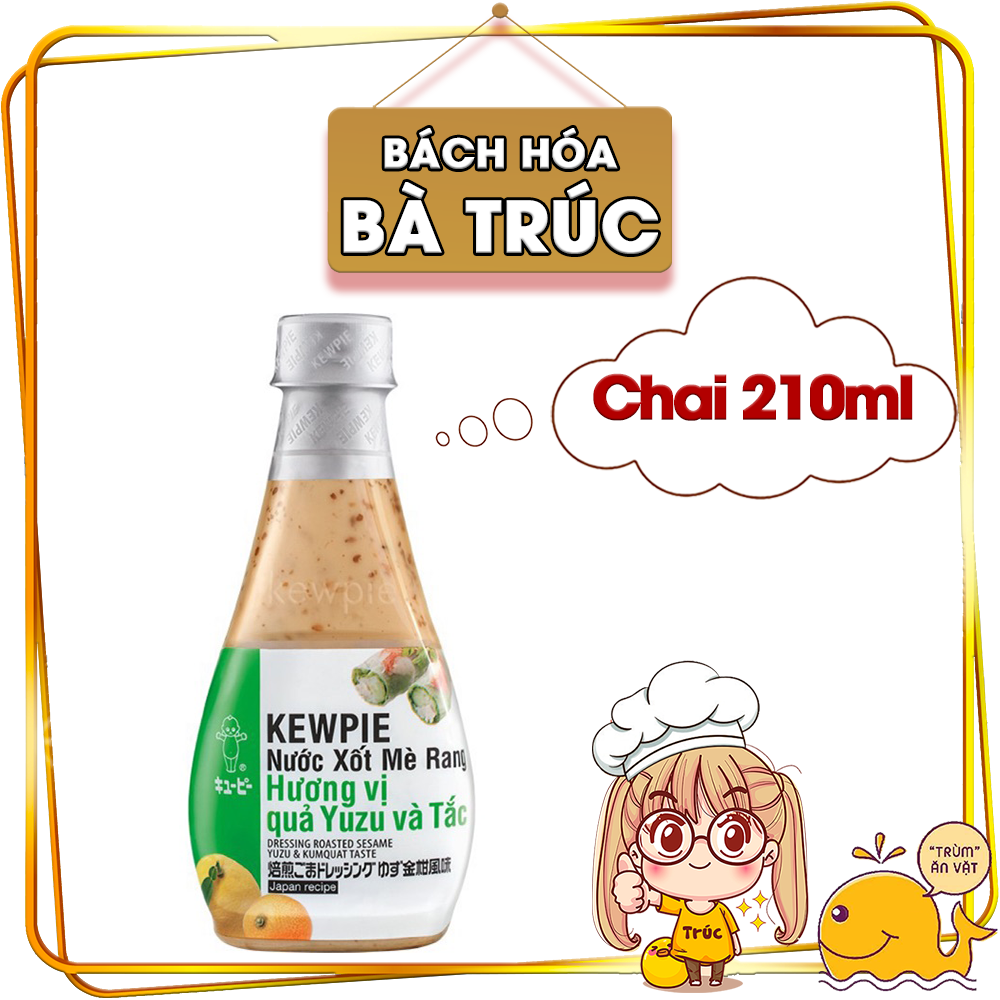 Nước sốt mè rang Kewpie nhiều hương vị