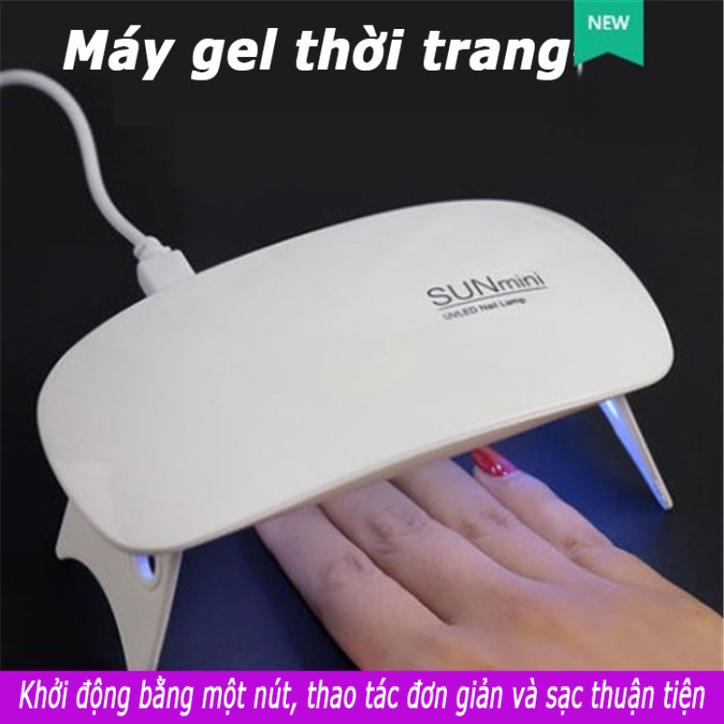 MÁY HƠ SƠN GEL MÓNG TAY MÓNG CHÂN MINI BỎ TÚI ĐÈN LED TIA UV DỄ SỬ DỤNG
