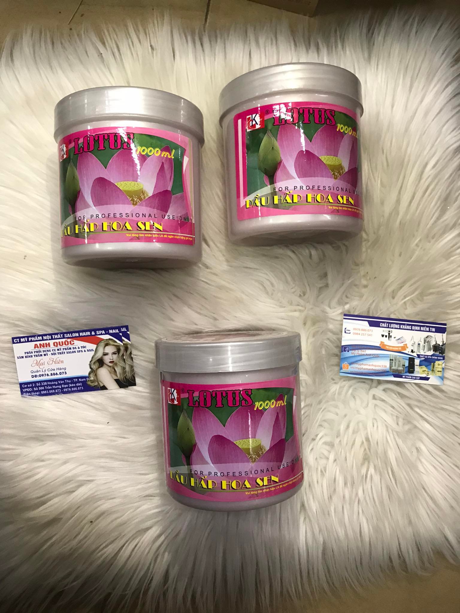 Dầu hấp dưỡng tóc Hoa Sen 500ml - 1000ml ( Lotus Repair Hair Treatment )