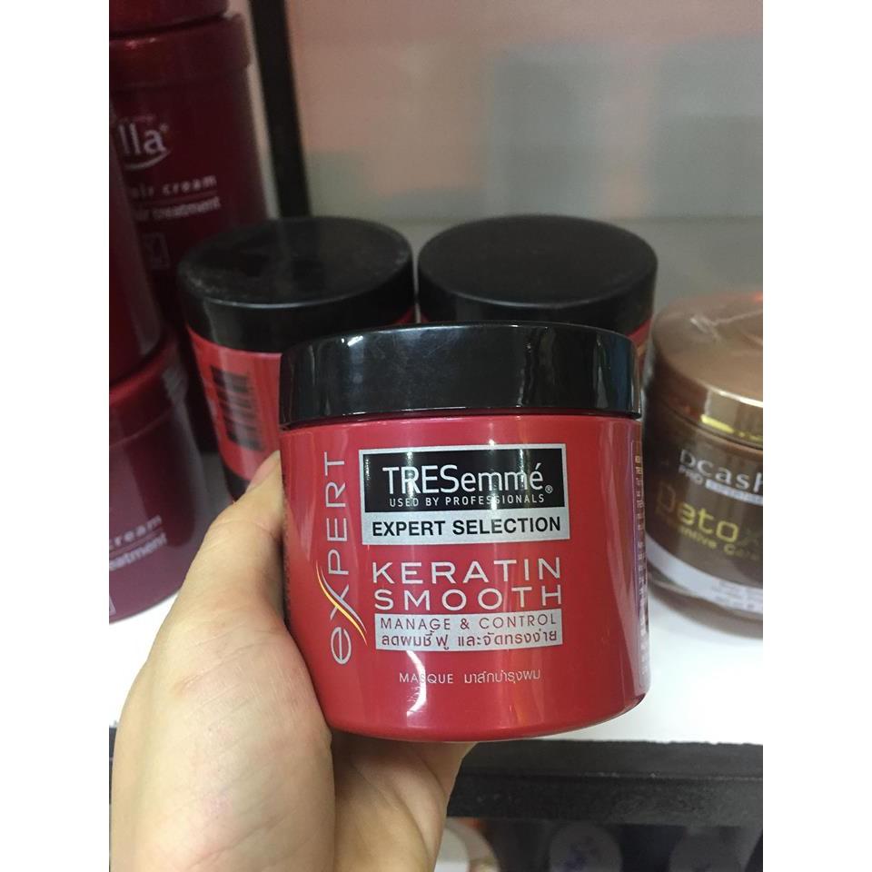 Kem ủ tóc TRESemme Keratin Smooth vào nếp mềm mượt 180ml
