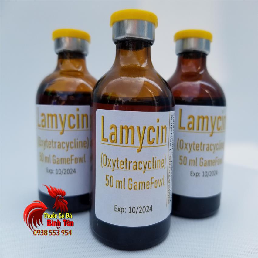 LAMYCIN - Thuố.c Tr.ị Bách Bệnh Cho Gà Đá ( Thích Hợp Vào Mùa Mưa Gà Dể Bệnh Vặt ) - Chai 10ml