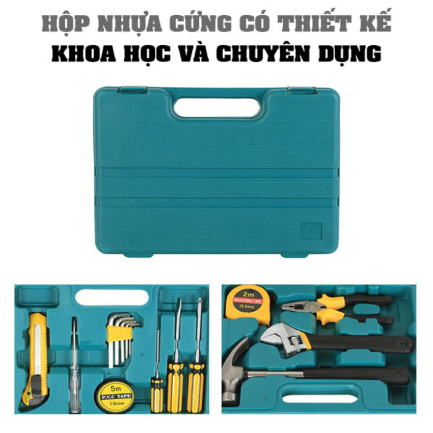BỘ DỤNG CỤ SỬA ĐỒ GIA ĐÌNH  16 MÓN