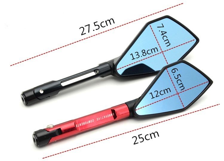 Gương xe máy 5 cạnh Rizoma