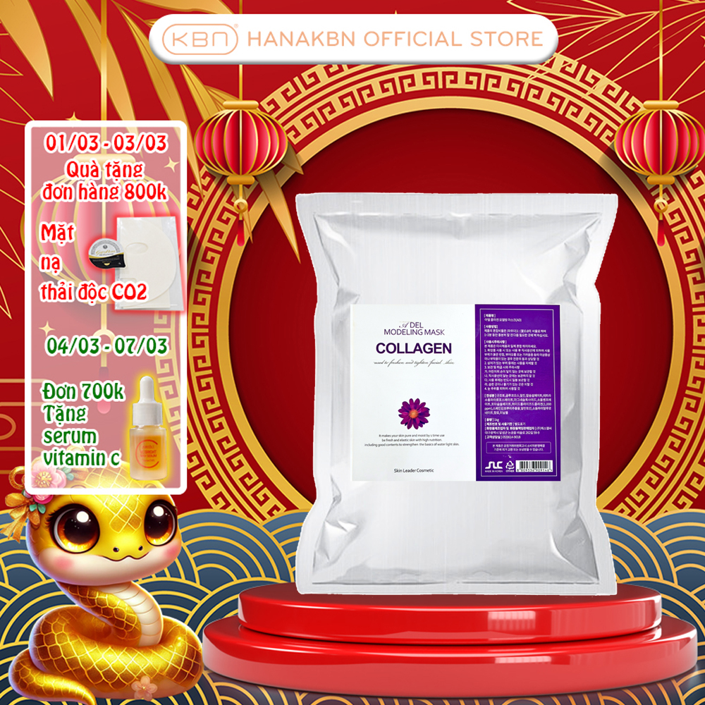 [KHUYẾN MÃI] Bột Mặt Nạ Dẻo Collagen Chống Lão Hóa Nâng Cơ Săn Chắc ADEL Hàn Quốc 1kg
