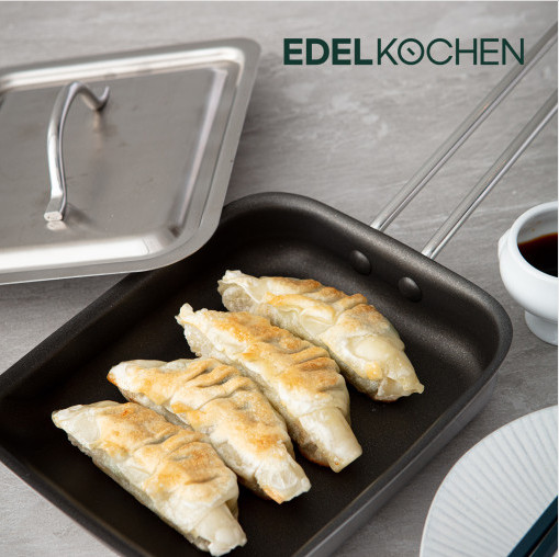 [HCM]Chảo Vuông Edelkochen Kyoza 3 lớp size 18cm