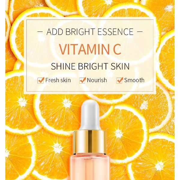 Serum vitamin C California LAIKOU 17ml dưỡng trắng da xóa vết đốm, chống lão hóa, tinh chất Vitamin C tăng sức đề kháng da