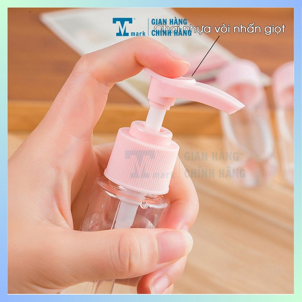 [HCM]Bộ Chiết Mỹ Phẩm Du Lịch 5 Món kèm túi Zip