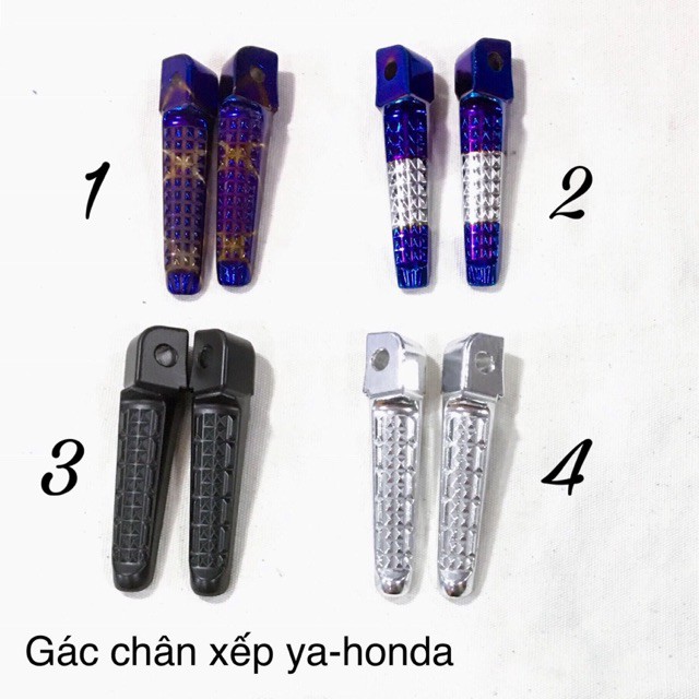 Gác chân xếp titan Honda & Yamaha