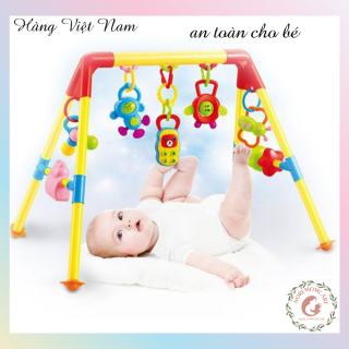 Kệ chữ A phát nhạc cao cấp Baby PlayGym, nhựa an toàn cho trẻ sơ sinh thumbnail