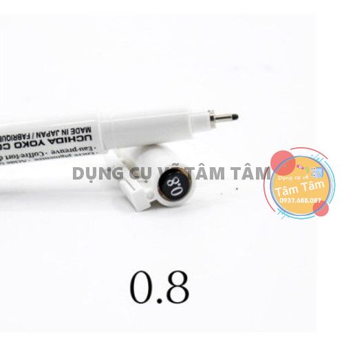 Bút line chuyên nghiệp Marvy Uchida 4600 có size từ 0.03 đến Brush-Dụng cụ vẽ Tâm Tâm