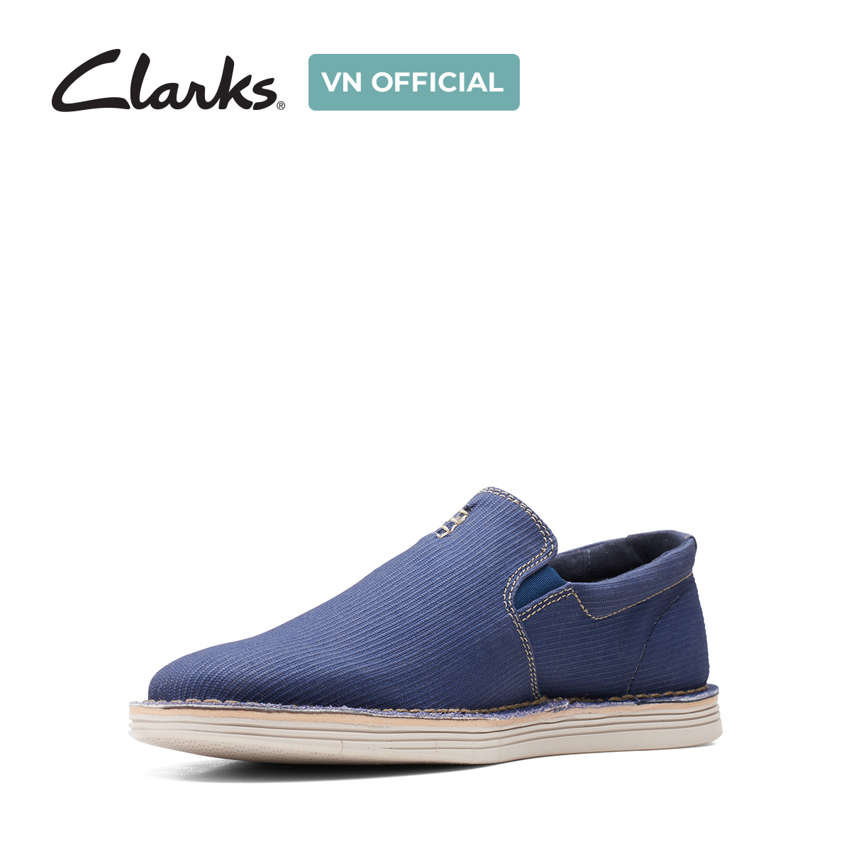 Giày Lười Vải Nam Clarks - Forge Free