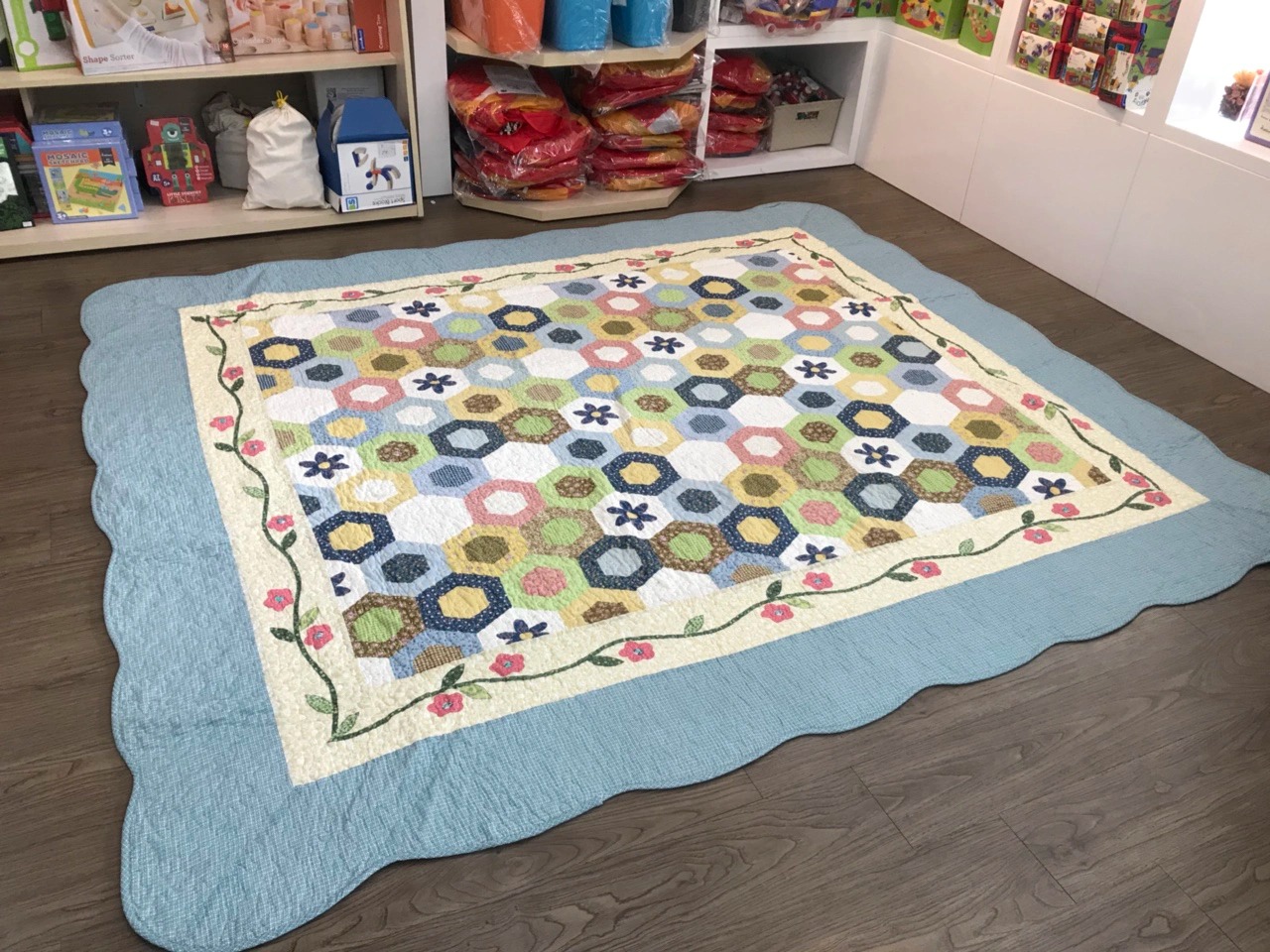 THẢM TRẢI SÀN COTTON HÀN QUỐC 160x210cm