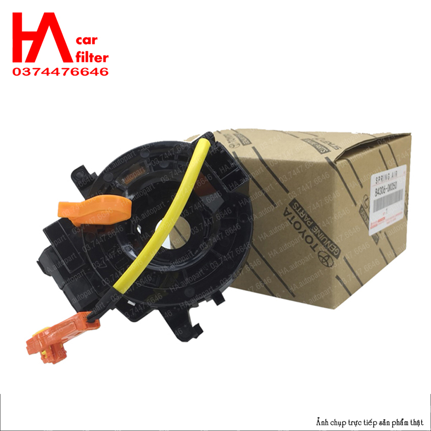 Cáp còi (cuộn kèn) Toyota Hilux đời 05-13, Fortuner, Innova, Vios (bản đủ có túi khí), Bảo hành 3 tháng.