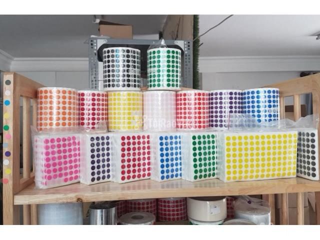 Tem dán sticker tròn đường kính 6cm 80.000vnđ/100 chiếc