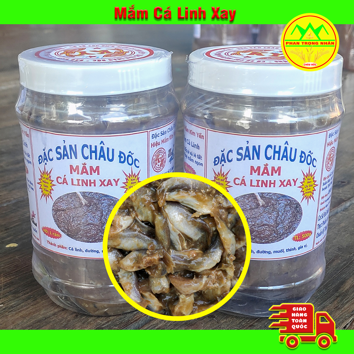 500gr Mắm Cá Linh Xay Châu Đốc Thơm Ngon