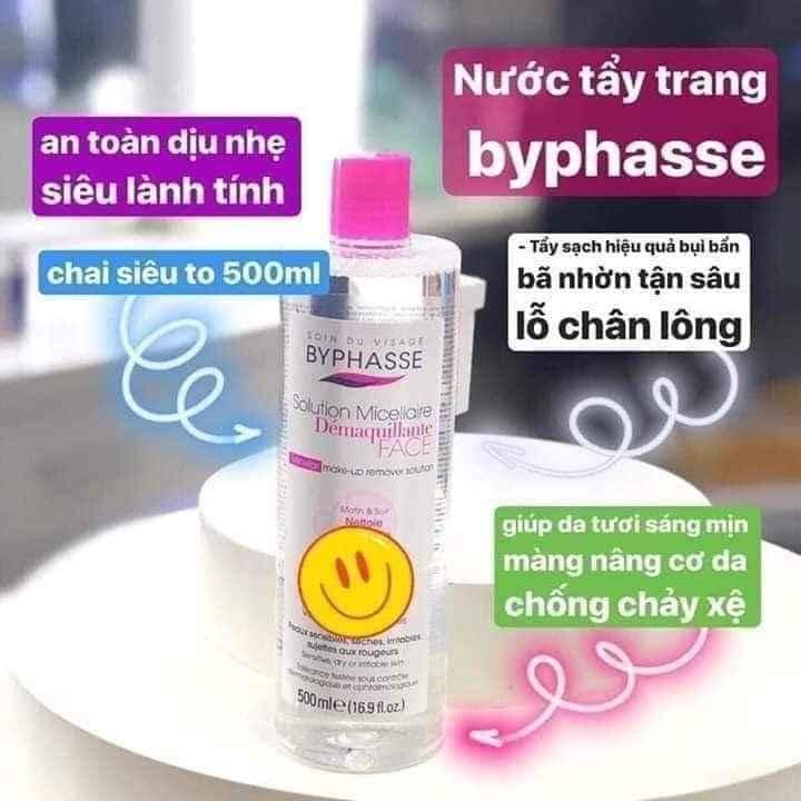 Nước Tẩy Trang byphasse không cồn dành cho mọi loại da
