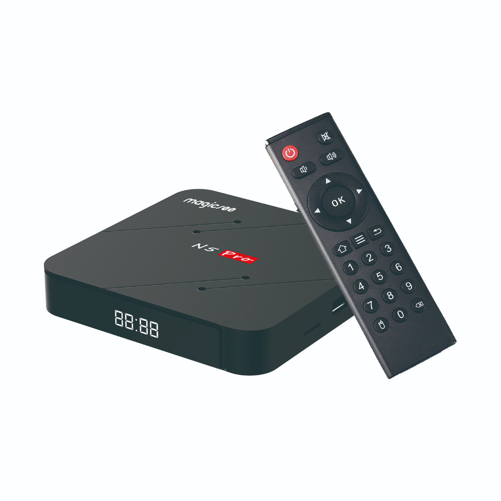 Android tivi box Magicsee N5 pro 2023 Android 11 - Ram 4GB - Rom 32GB - Chip S905W2