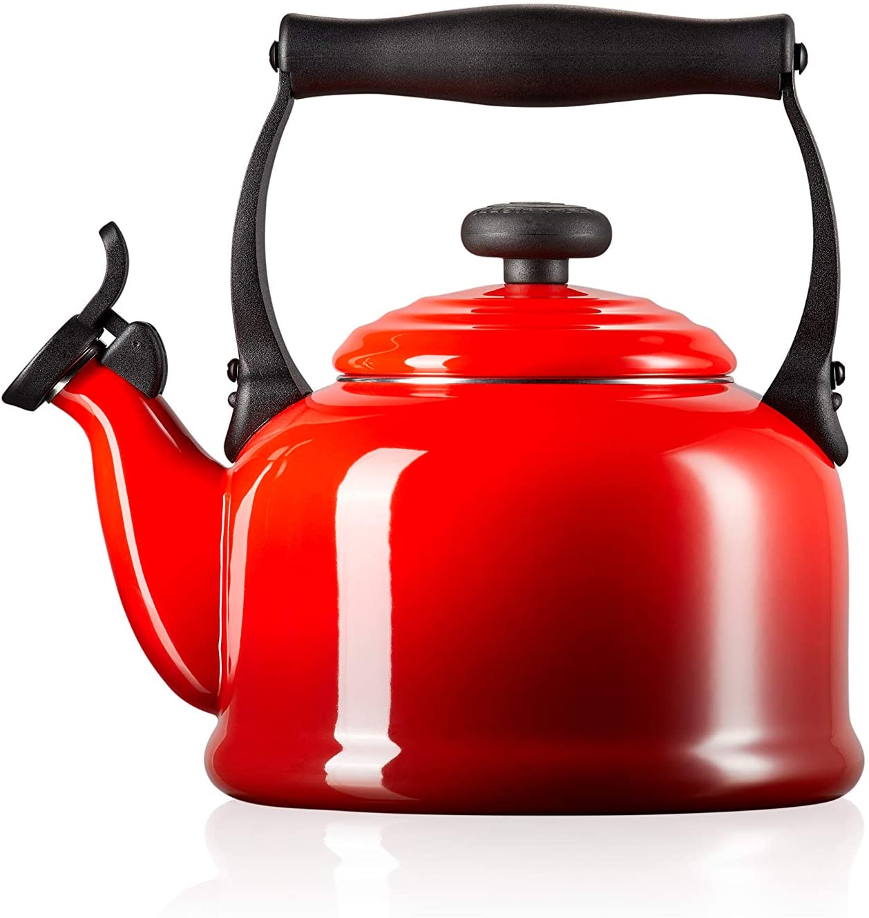 Ấm đun nước trên bếp từ le creuset 2,1l màu đỏ