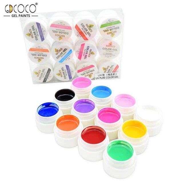 SET GEL VẼ GDCOCO 12 MÀU