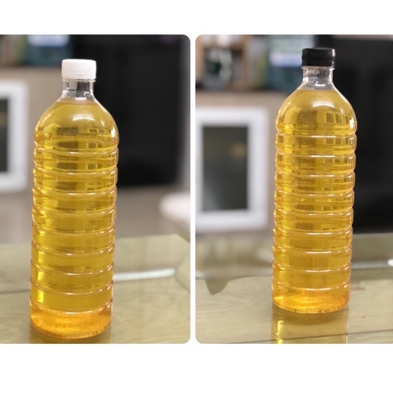 [HCM]2 Chai nhựa Pet 1000ml nắp đen/trắng.
