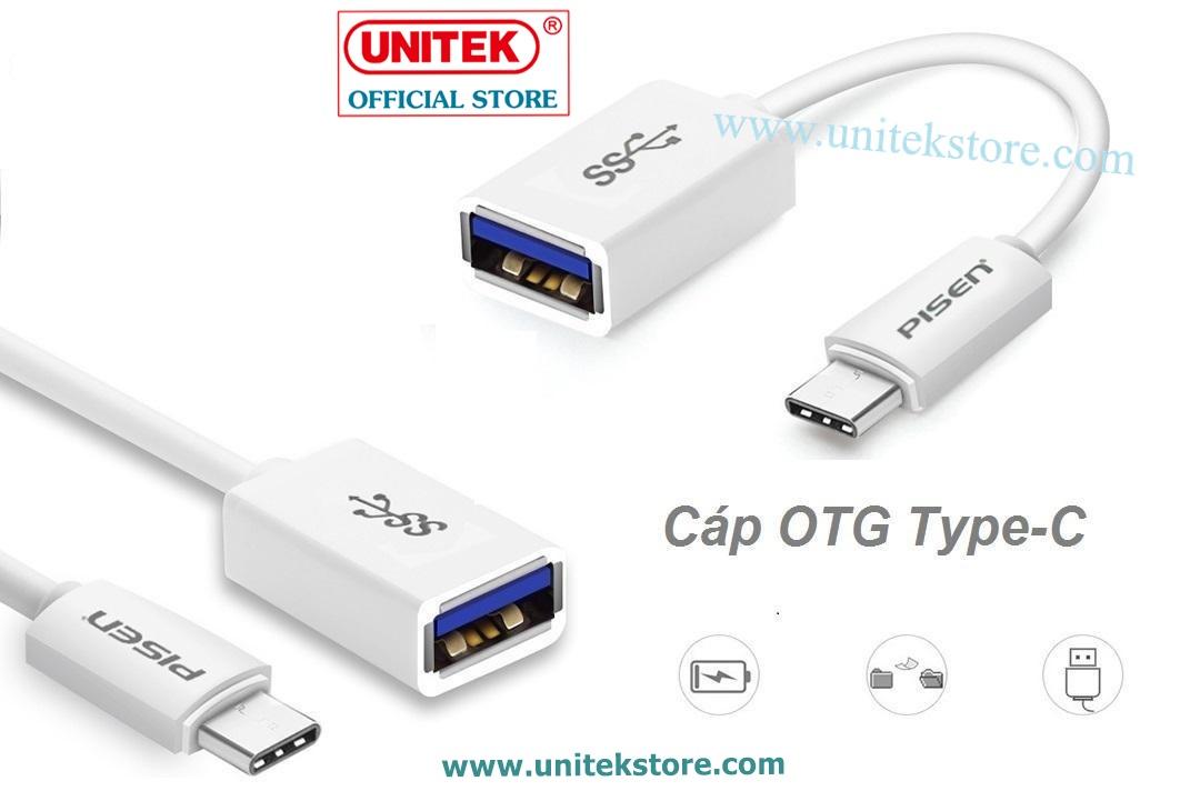 [UNITEK STORE] CÁP CHUYỂN USB OTG TYPE C - USB 3.0 PISEN