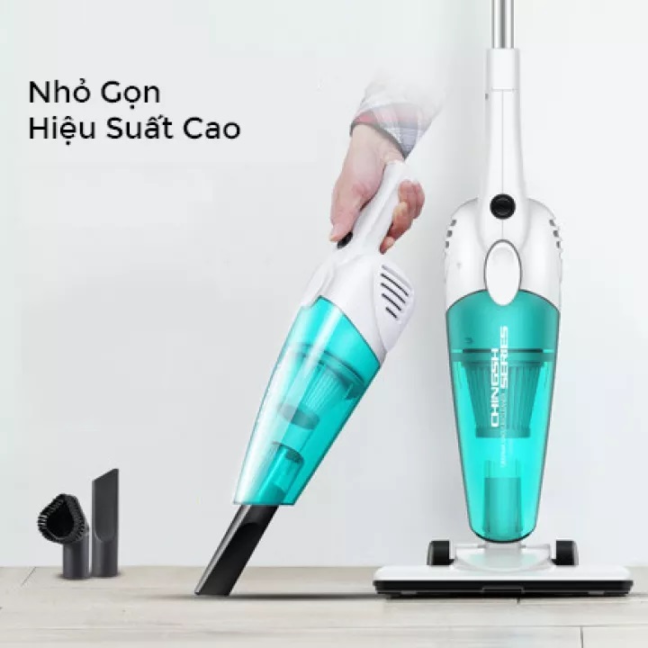 (MixHome HCM) Cây hút bụi mini cầm tay Deerma DX118C (Hàng chính hãng - bản nâng cấp 600W BH 12 tháng)