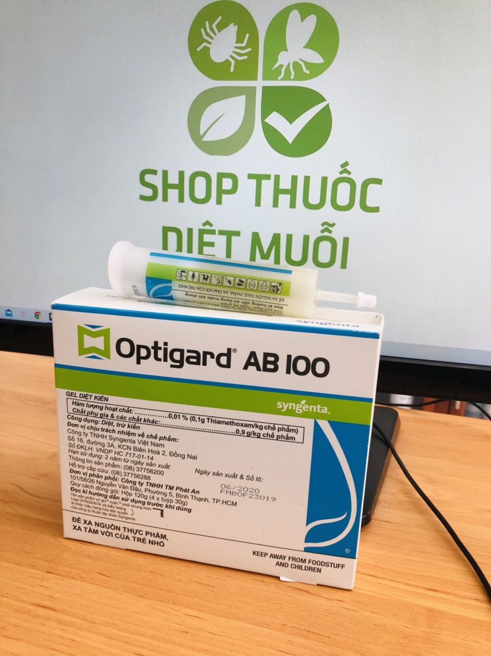 Thuốc diệt kiến hiệu quả cao Optigard AB 100 ( Tuýp 30g )