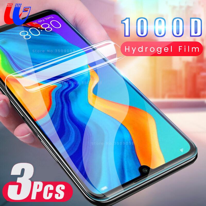 Bộ 3 Miếng Dán Bảo Vệ Màn Hình Hydrogel Mềm 1000d Dành Cho Huawei P20 P30 Lite Pro Hoặc Huawei Mate 20 Lite Pro, Không Phải Kính Cường Lực