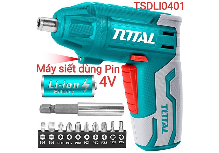 Máy Siết vít dùng pin Lithium 4V( miễn phí ship )